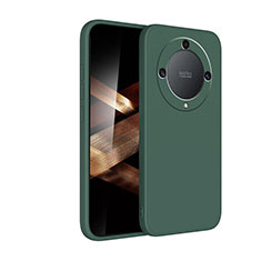 Funda Silicona Ultrafina Goma 360 Grados Carcasa para Huawei Honor Magic6 Lite 5G Verde Noche