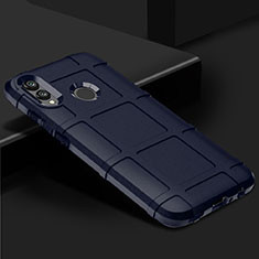 Funda Silicona Ultrafina Goma 360 Grados Carcasa para Huawei Honor V10 Lite Azul