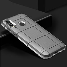 Funda Silicona Ultrafina Goma 360 Grados Carcasa para Huawei Honor V10 Lite Plata