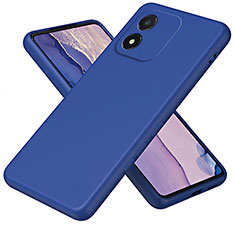 Funda Silicona Ultrafina Goma 360 Grados Carcasa para Huawei Honor X5 Azul