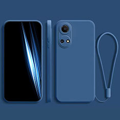 Funda Silicona Ultrafina Goma 360 Grados Carcasa para Huawei Honor X7 Azul