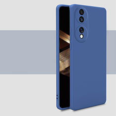 Funda Silicona Ultrafina Goma 360 Grados Carcasa para Huawei Honor X7b Azul