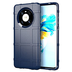 Funda Silicona Ultrafina Goma 360 Grados Carcasa para Huawei Mate 40 Azul