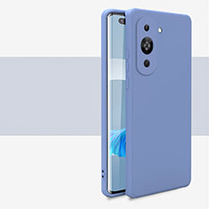 Funda Silicona Ultrafina Goma 360 Grados Carcasa para Huawei Nova 10 Pro Gris Lavanda