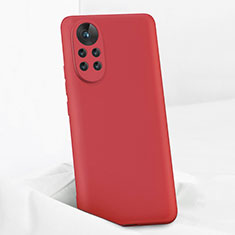 Funda Silicona Ultrafina Goma 360 Grados Carcasa para Huawei Nova 8 5G Rojo