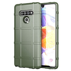 Funda Silicona Ultrafina Goma 360 Grados Carcasa para LG Stylo 6 Verde