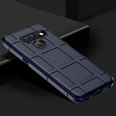Funda Silicona Ultrafina Goma 360 Grados Carcasa para LG V50 ThinQ 5G Azul