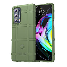 Funda Silicona Ultrafina Goma 360 Grados Carcasa para Motorola Moto Edge 20 5G Verde