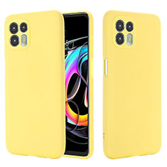 Funda Silicona Ultrafina Goma 360 Grados Carcasa para Motorola Moto Edge 20 Lite 5G Amarillo