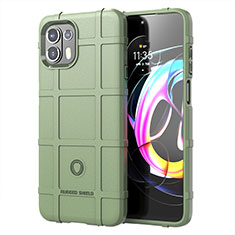 Funda Silicona Ultrafina Goma 360 Grados Carcasa para Motorola Moto Edge 20 Lite 5G Verde