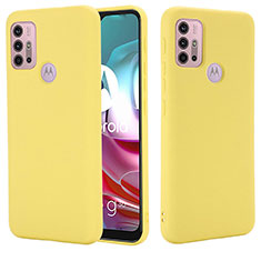 Funda Silicona Ultrafina Goma 360 Grados Carcasa para Motorola Moto G10 Amarillo