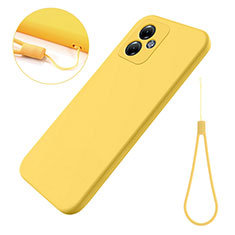 Funda Silicona Ultrafina Goma 360 Grados Carcasa para Motorola Moto G14 Amarillo