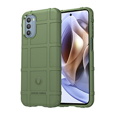 Funda Silicona Ultrafina Goma 360 Grados Carcasa para Motorola Moto G31 Verde