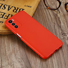 Funda Silicona Ultrafina Goma 360 Grados Carcasa para Motorola Moto G42 Rojo