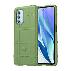 Funda Silicona Ultrafina Goma 360 Grados Carcasa para Motorola Moto G51 5G Verde