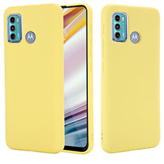 Funda Silicona Ultrafina Goma 360 Grados Carcasa para Motorola Moto G60 Amarillo