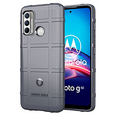 Funda Silicona Ultrafina Goma 360 Grados Carcasa para Motorola Moto G60 Gris