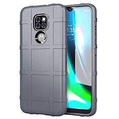 Funda Silicona Ultrafina Goma 360 Grados Carcasa para Motorola Moto G9 Gris