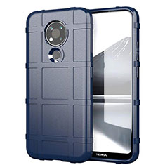 Funda Silicona Ultrafina Goma 360 Grados Carcasa para Nokia 3.4 Azul