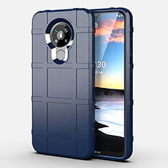 Funda Silicona Ultrafina Goma 360 Grados Carcasa para Nokia 5.3 Azul