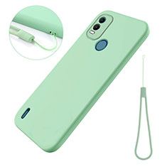 Funda Silicona Ultrafina Goma 360 Grados Carcasa para Nokia C21 Plus Verde