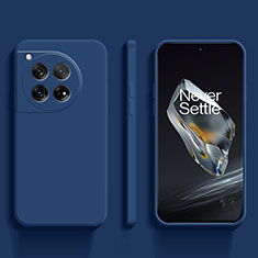 Funda Silicona Ultrafina Goma 360 Grados Carcasa para OnePlus 12 5G Azul