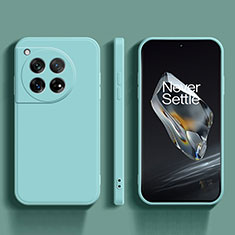 Funda Silicona Ultrafina Goma 360 Grados Carcasa para OnePlus 12 5G Azul Claro