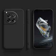 Funda Silicona Ultrafina Goma 360 Grados Carcasa para OnePlus 12R 5G Negro