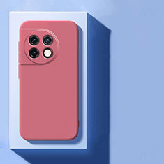 Funda Silicona Ultrafina Goma 360 Grados Carcasa para OnePlus Ace 2 Pro 5G Rojo