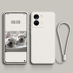Funda Silicona Ultrafina Goma 360 Grados Carcasa para OnePlus Ace 2V 5G Blanco