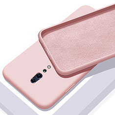 Funda Silicona Ultrafina Goma 360 Grados Carcasa para Oppo Reno Z Oro Rosa