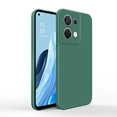 Funda Silicona Ultrafina Goma 360 Grados Carcasa para Oppo Reno8 Pro+ Plus 5G Verde