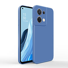 Funda Silicona Ultrafina Goma 360 Grados Carcasa para Oppo Reno9 Pro 5G Azul