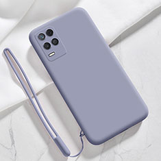 Funda Silicona Ultrafina Goma 360 Grados Carcasa para Realme 8s 5G Gris Lavanda