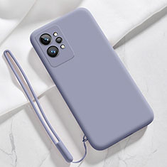 Funda Silicona Ultrafina Goma 360 Grados Carcasa para Realme GT2 Pro 5G Gris Lavanda