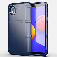 Funda Silicona Ultrafina Goma 360 Grados Carcasa para Samsung Galaxy A01 Core Azul