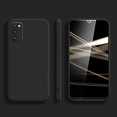 Funda Silicona Ultrafina Goma 360 Grados Carcasa para Samsung Galaxy A03s Negro