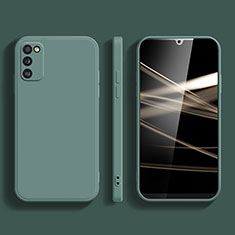 Funda Silicona Ultrafina Goma 360 Grados Carcasa para Samsung Galaxy A03s Verde Noche