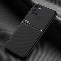 Funda Silicona Ultrafina Goma 360 Grados Carcasa para Samsung Galaxy A21s Negro