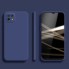Funda Silicona Ultrafina Goma 360 Grados Carcasa para Samsung Galaxy A22 5G Azul