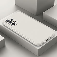 Funda Silicona Ultrafina Goma 360 Grados Carcasa para Samsung Galaxy A23 5G Blanco