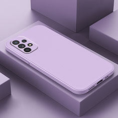 Funda Silicona Ultrafina Goma 360 Grados Carcasa para Samsung Galaxy A23 5G Purpura Claro