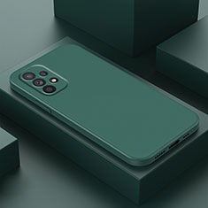 Funda Silicona Ultrafina Goma 360 Grados Carcasa para Samsung Galaxy A23 5G Verde Noche