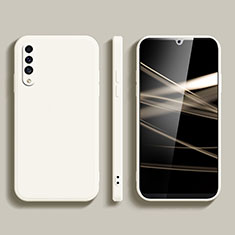 Funda Silicona Ultrafina Goma 360 Grados Carcasa para Samsung Galaxy A30S Blanco