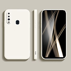 Funda Silicona Ultrafina Goma 360 Grados Carcasa para Samsung Galaxy A40s Blanco