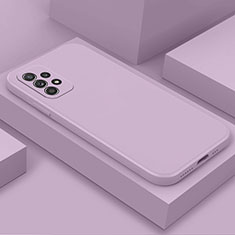 Funda Silicona Ultrafina Goma 360 Grados Carcasa para Samsung Galaxy A52 4G Purpura Claro