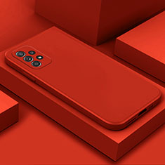 Funda Silicona Ultrafina Goma 360 Grados Carcasa para Samsung Galaxy A52 5G Rojo