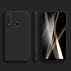 Funda Silicona Ultrafina Goma 360 Grados Carcasa para Samsung Galaxy A70E Negro