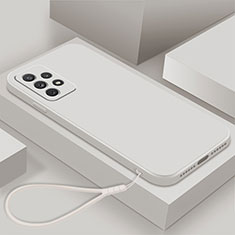 Funda Silicona Ultrafina Goma 360 Grados Carcasa para Samsung Galaxy A72 5G Blanco