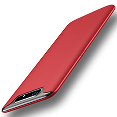 Funda Silicona Ultrafina Goma 360 Grados Carcasa para Samsung Galaxy A90 4G Rojo